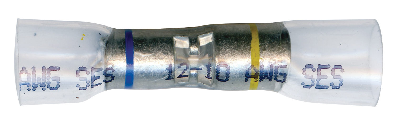 MasterLink&reg; Clear Crimp Seal Step-Down Butt Connectors - 16-14 to 12-10 ga